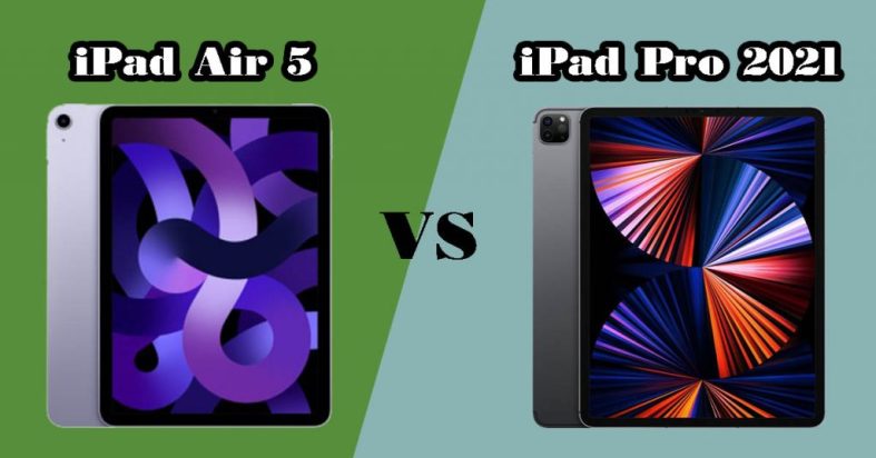 Nên mua iPad Pro 2021 hay iPad Air 5 ở thời điểm hiện tại? 1 ipad air 5 vs ipad pro 2021